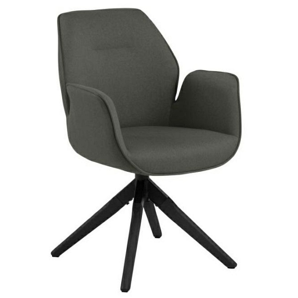 Krzesło obrotowe Aura dark grey /black auto return - ACTONA